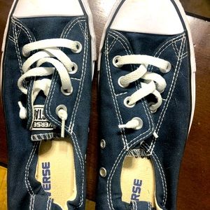 Navy slip on Converse Allstate. Size 8.5.  EUC.